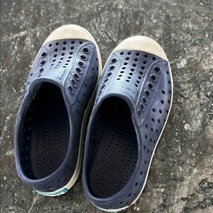 Kids Native Navy Blue Slip-On Shoes